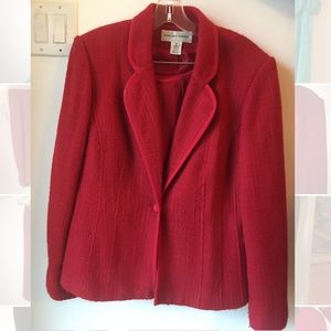 Two Piece Wool Suit --Size 12